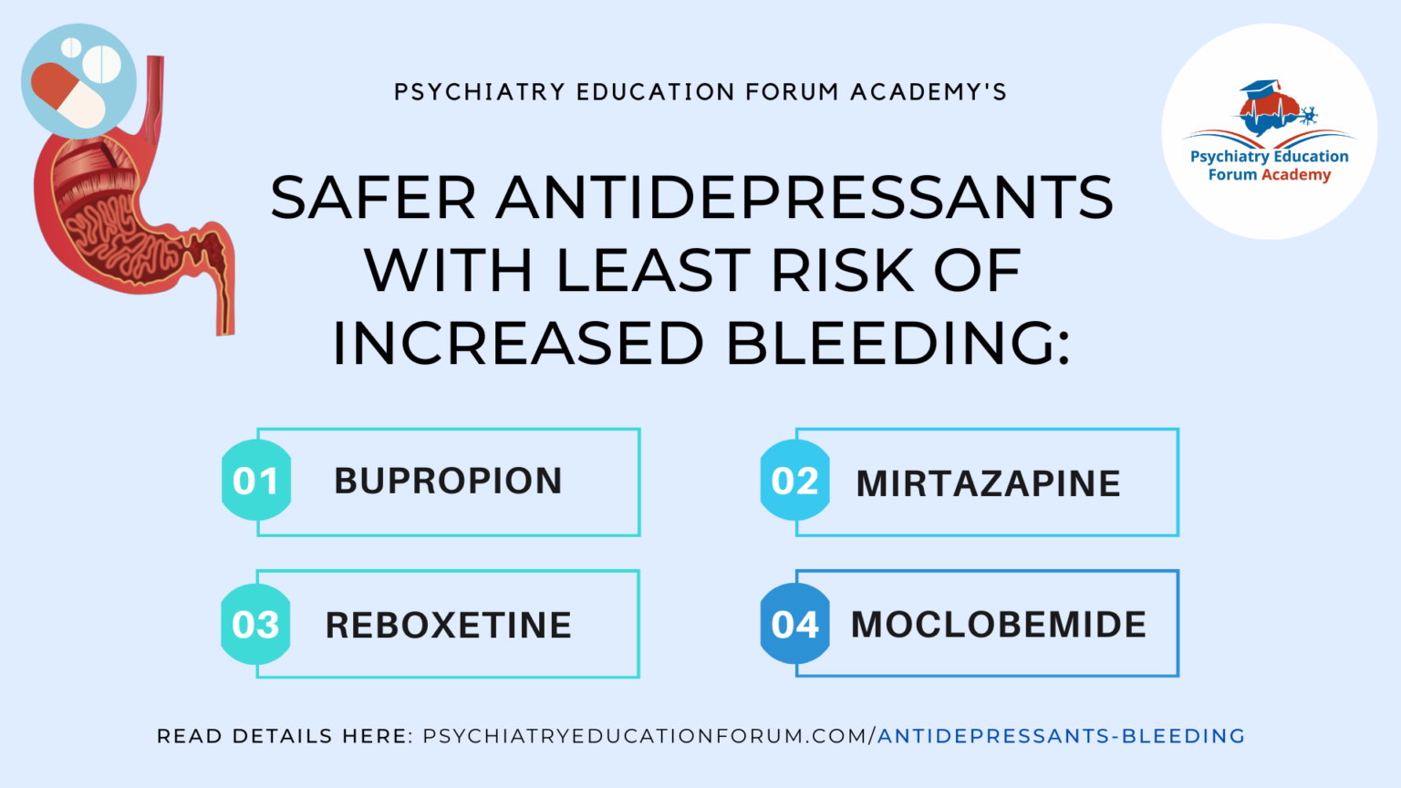 Safer Antidepressants with Bleeding Risk? – Psychiatry Education Forum
